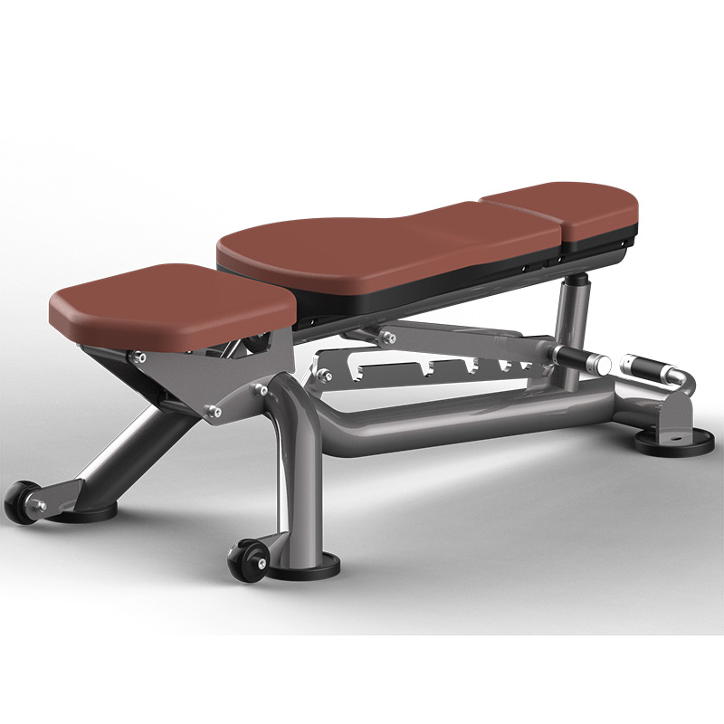 Customizable Flat/Incline Gym Bench for Strength Training
