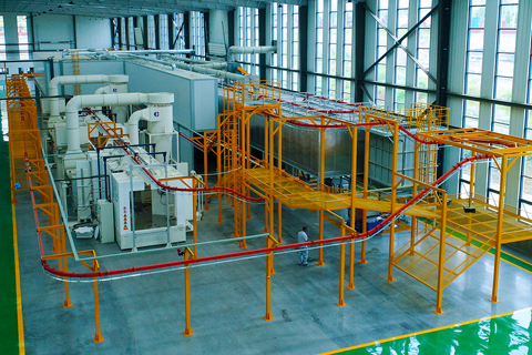 Fully automatic production line